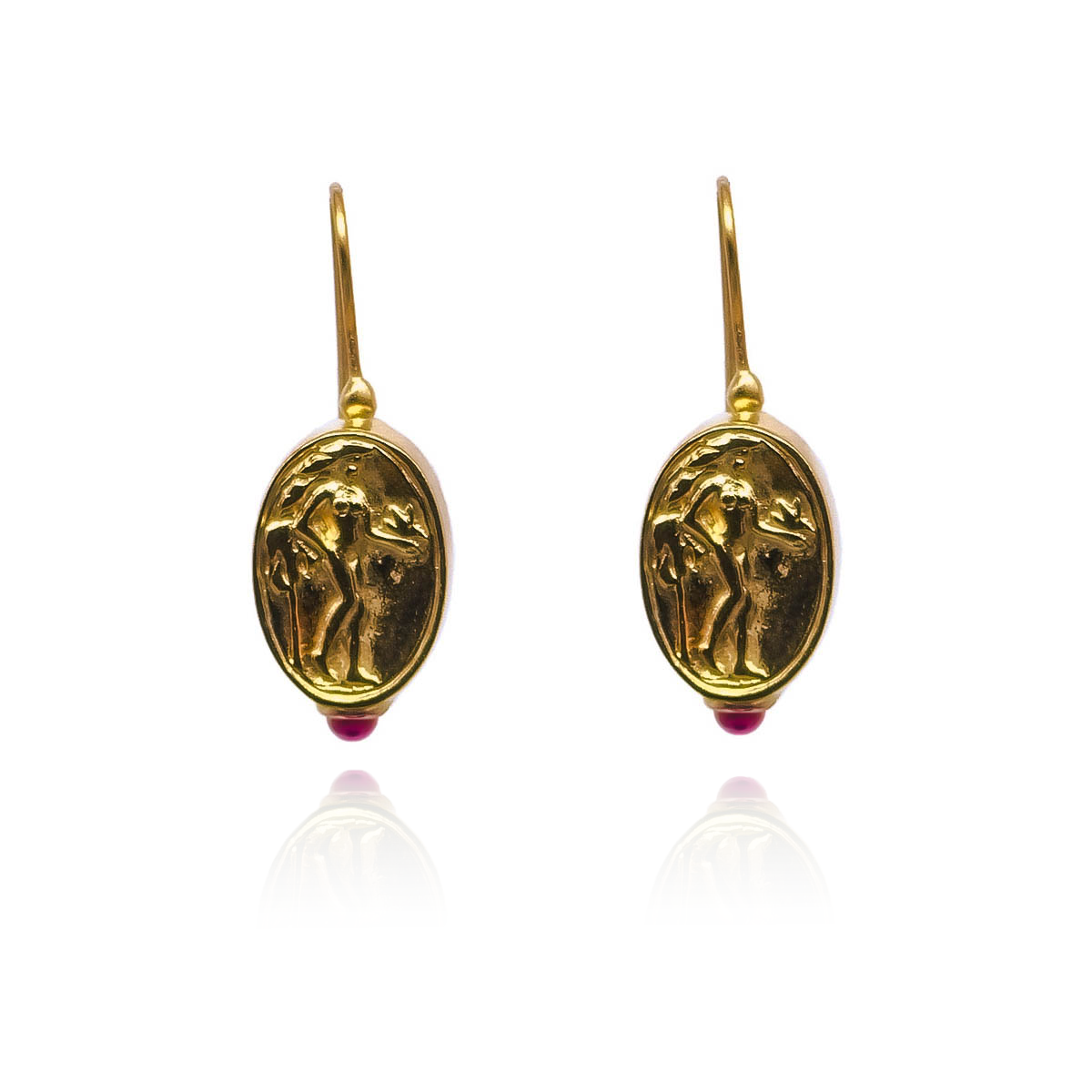 Aphrodite Coin Earrings