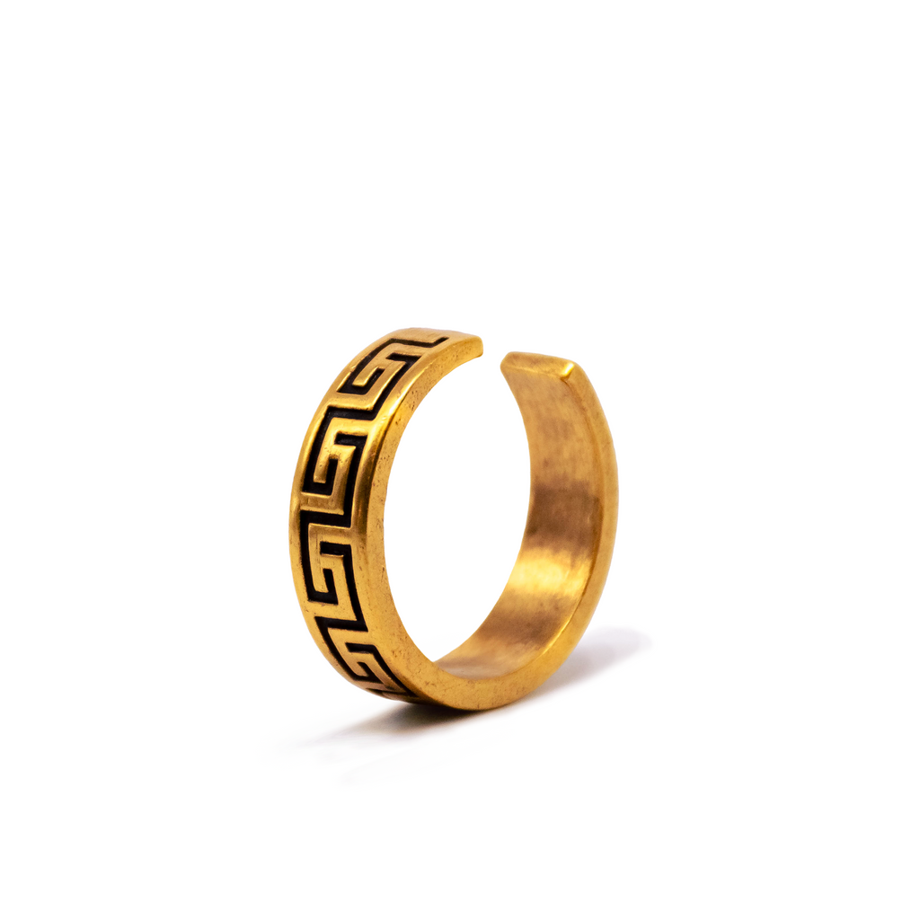 Greek Meander Ring