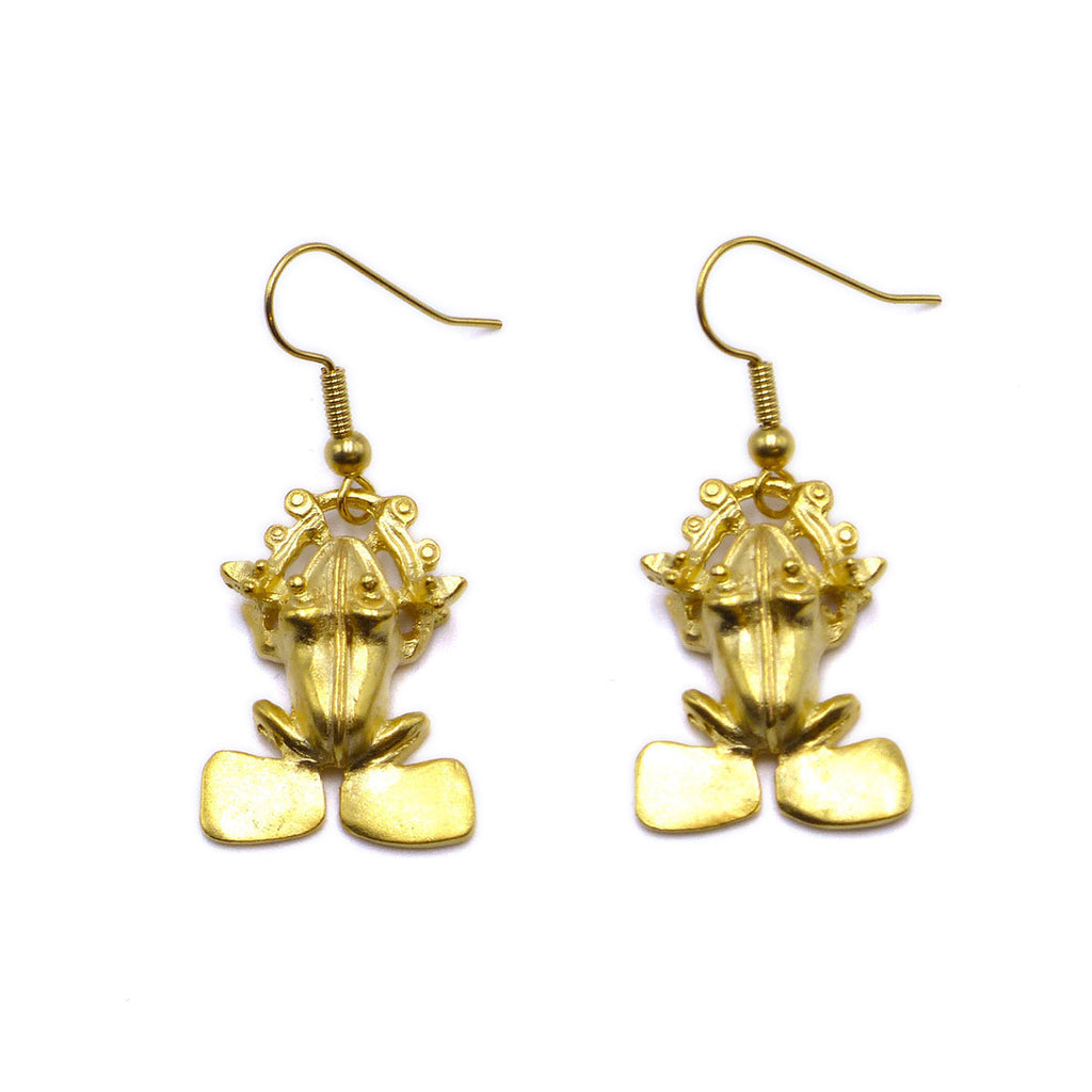 Costa Rica Frog Earrings