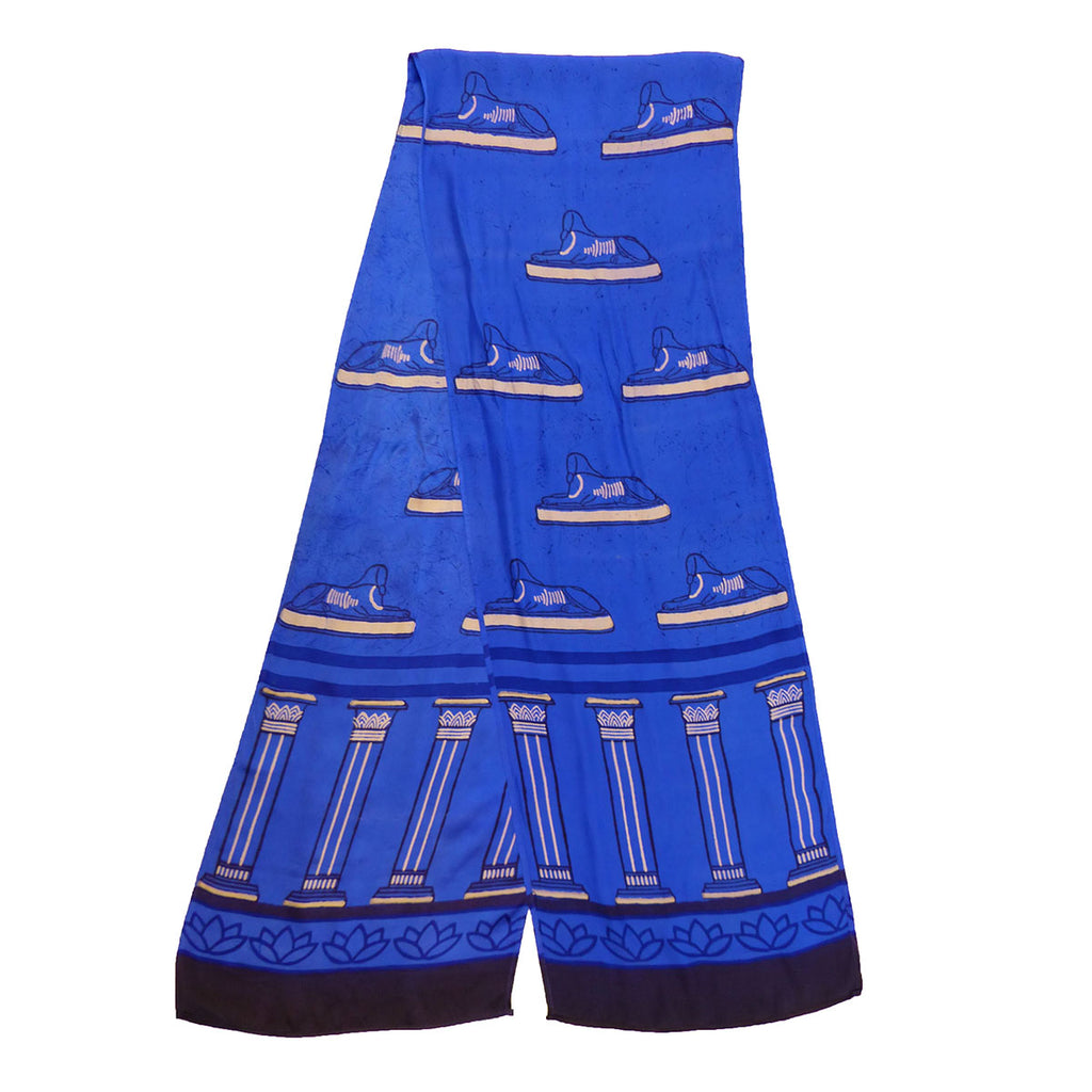 Museum-inspired Silk Charmeuse Scarves