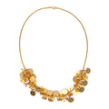 Greek Gold Finials Necklace